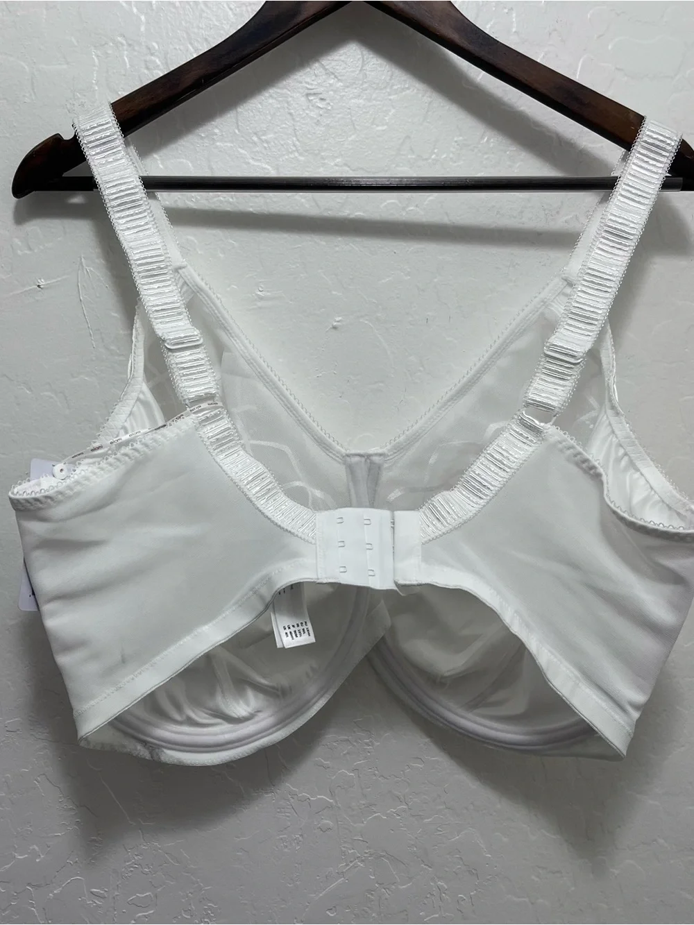 Elomi White Cate Full Cup Banded Underwire Bra Size US 40L